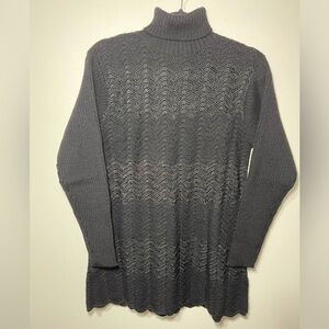 Nougat London NWT Black Wool Blend long sweater in size 1 (S)